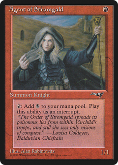 Agent of Stromgald (Holding Staff) [Alliances]-1