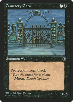 Cemetery Gate (Murat Flavor Text) [Homelands]-1