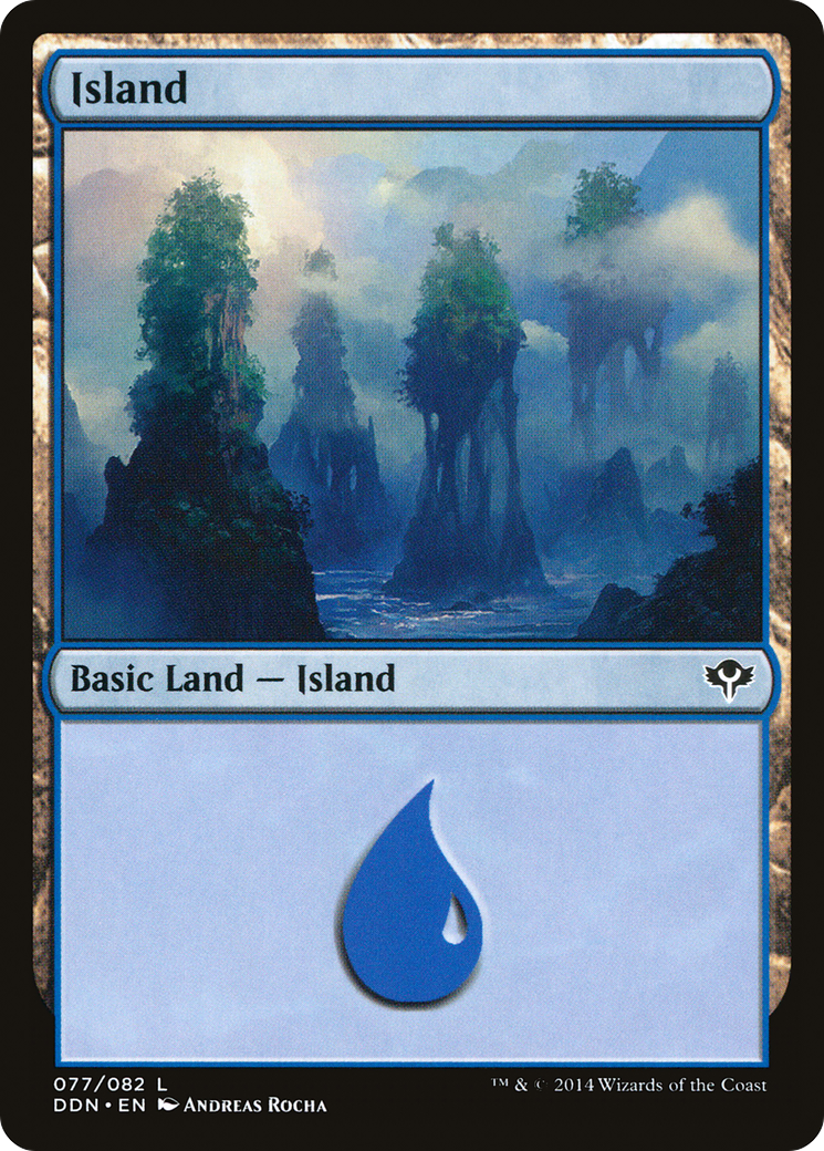 Island (77) [Duel Decks: Speed vs. Cunning]-1