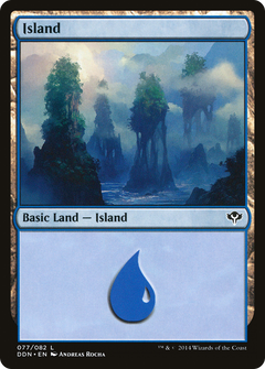 Island (77) [Duel Decks: Speed vs. Cunning]-1