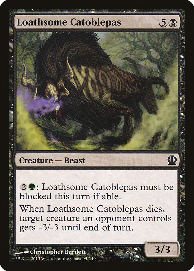 Loathsome Catoblepas [Theros]-1