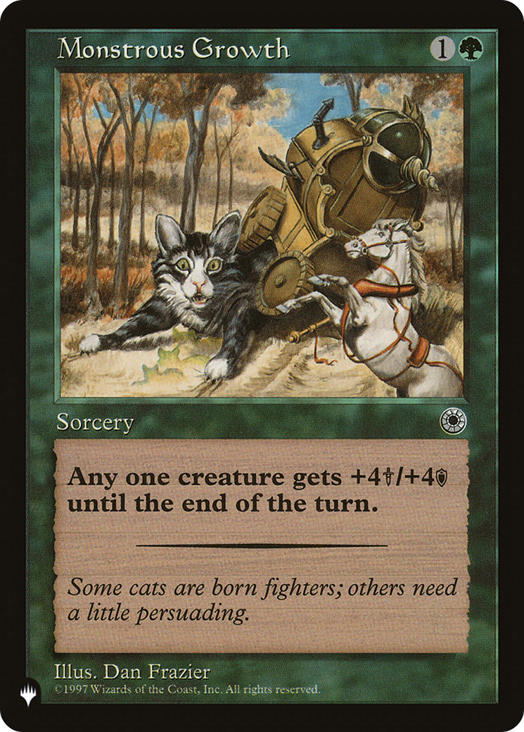 Monstrous Growth (Flavor Text) [The List]-1