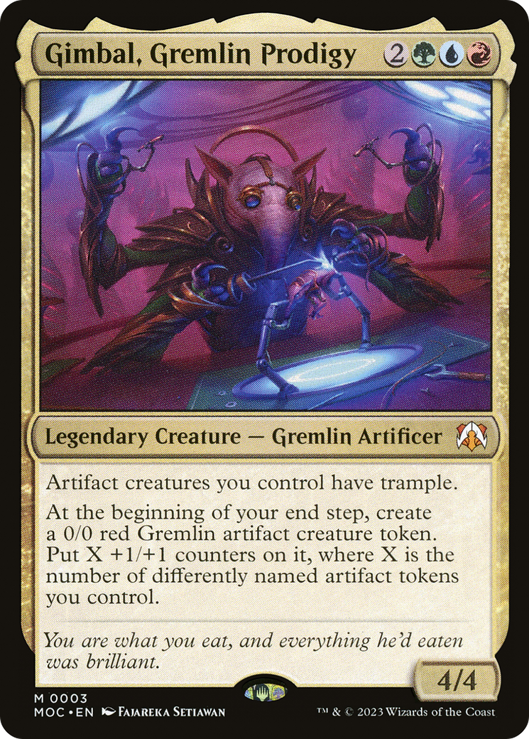 Gimbal, Gremlin Prodigy [March of the Machine Commander]-1