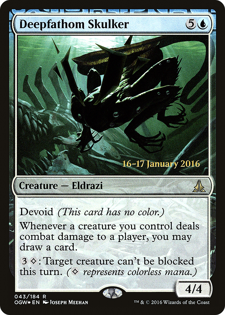 Deepfathom Skulker [Oath of the Gatewatch Prerelease Promos]-1