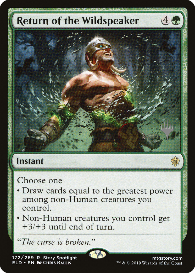 Return of the Wildspeaker (Promo Pack) [Throne of Eldraine Promos]-1