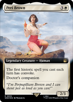 Peri Brown (Extended Art) (Surge Foil) [Doctor Who]-1