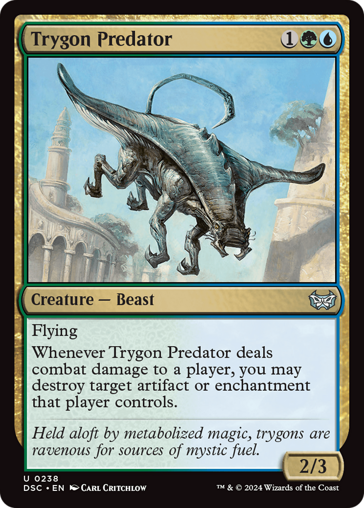 Trygon Predator (DSC-238) - Duskmourn: House of Horror Commander-1