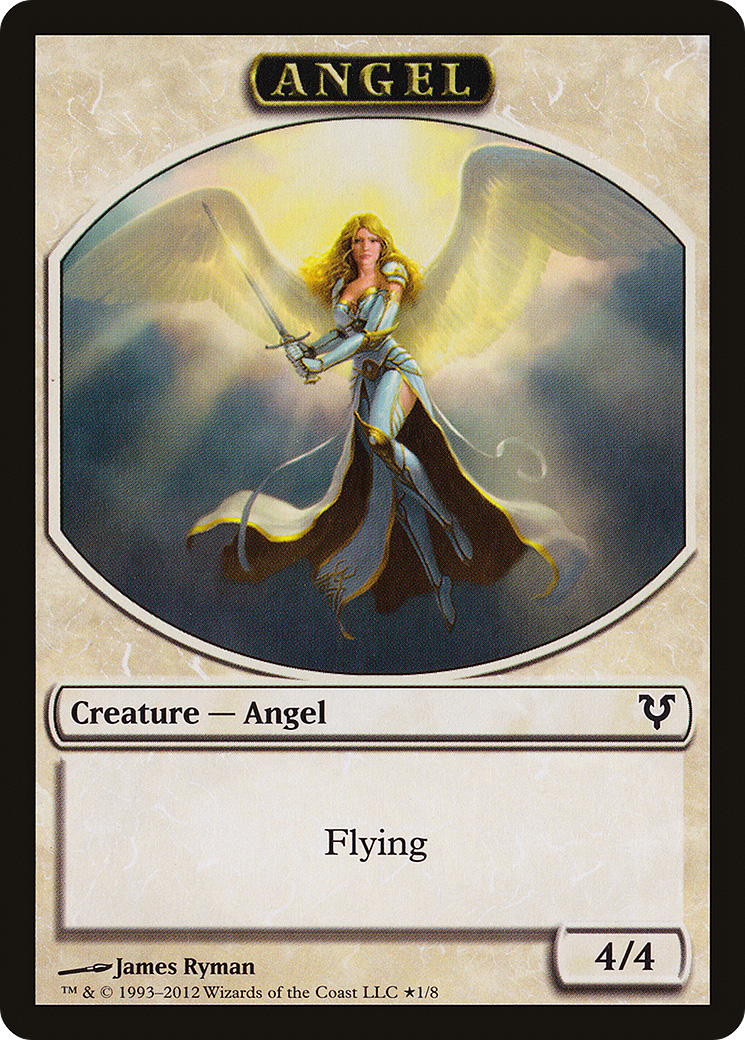 Angel // Demon Double-Sided Token [Open the Helvault]-3