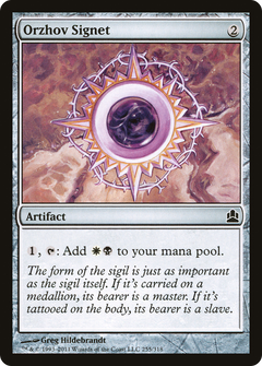 Orzhov Signet [Commander 2011]-1