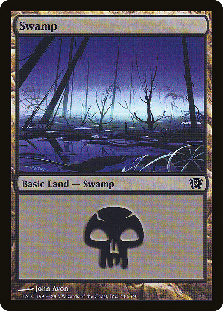 Swamp (340) [Ninth Edition]-1