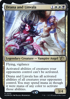 Drana and Linvala [March of the Machine Prerelease Promos]-1