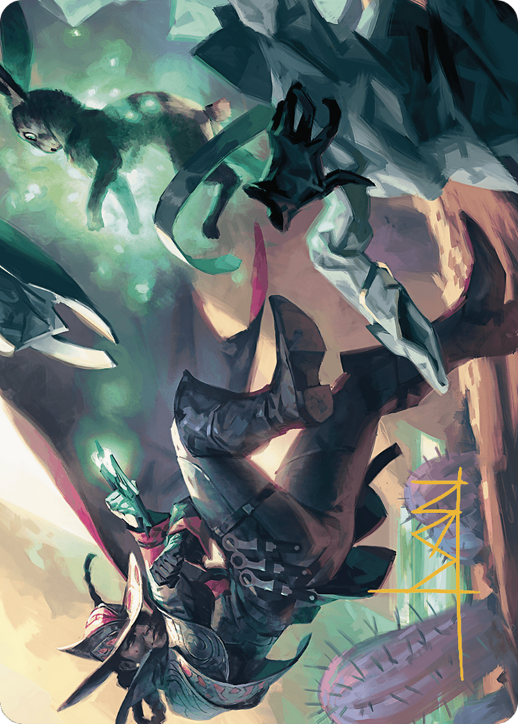 Metamorphic Blast // Metamorphic Blast (AOTJ-007) - Outlaws of Thunder Junction Art Series (Borderless)-3
