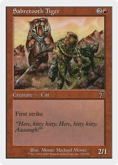 Sabretooth Tiger [Seventh Edition]-1
