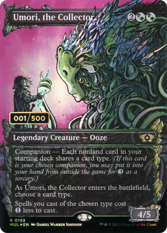Umori, the Collector (Serial Numbered) (MUL-192) - Multiverse Legends: (Showcase) (Borderless) Foil-1