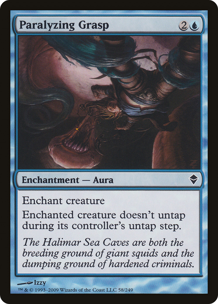 Paralyzing Grasp [Zendikar]-1