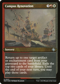 Campus Renovation (MAT-127) - March of the Machine: The Aftermath Etched Foil-1