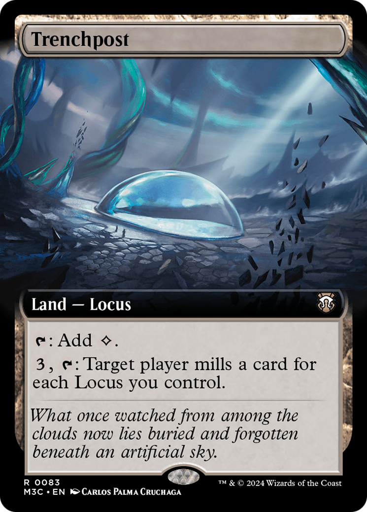 Trenchpost (Extended Art) (M3C-083) - Modern Horizons 3 Commander: (Extended Art)-1