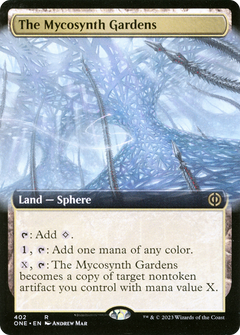 The Mycosynth Gardens (Extended Art) [Phyrexia: All Will Be One]-1