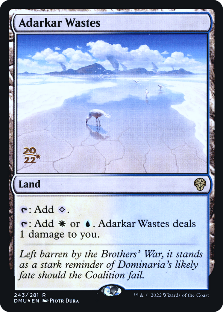 Adarkar Wastes [Dominaria United Prerelease Promos]-1
