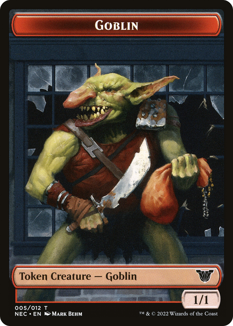 Goblin (TNEC-005) - Neon Dynasty Commander Tokens-1