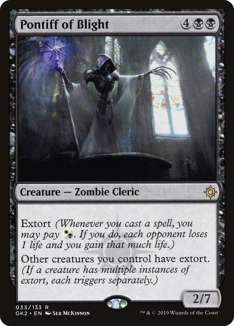 Pontiff of Blight [Ravnica Allegiance Guild Kit]-1