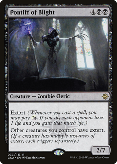 Pontiff of Blight [Ravnica Allegiance Guild Kit]-1