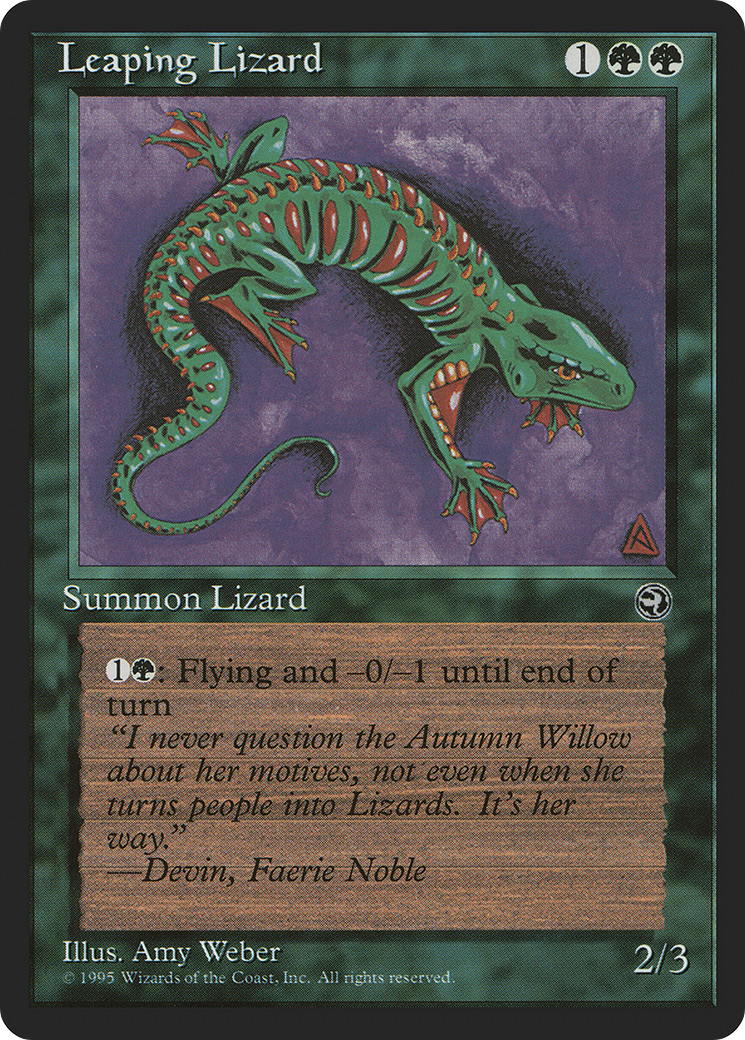 Leaping Lizard [Homelands]-1