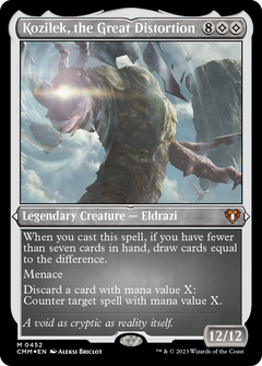 Kozilek, the Great Distortion (CMM-452) - Commander Masters Etched Foil-1