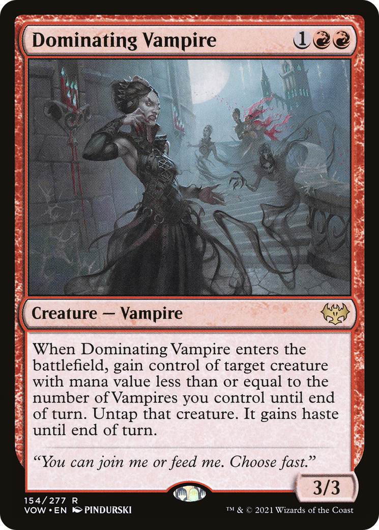 Dominating Vampire [Innistrad: Crimson Vow]-1