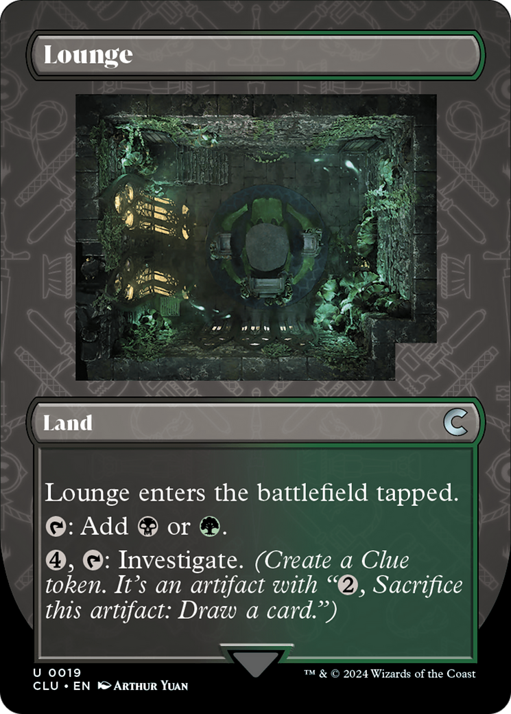 Lounge (Borderless) [Ravnica: Clue Edition]-1
