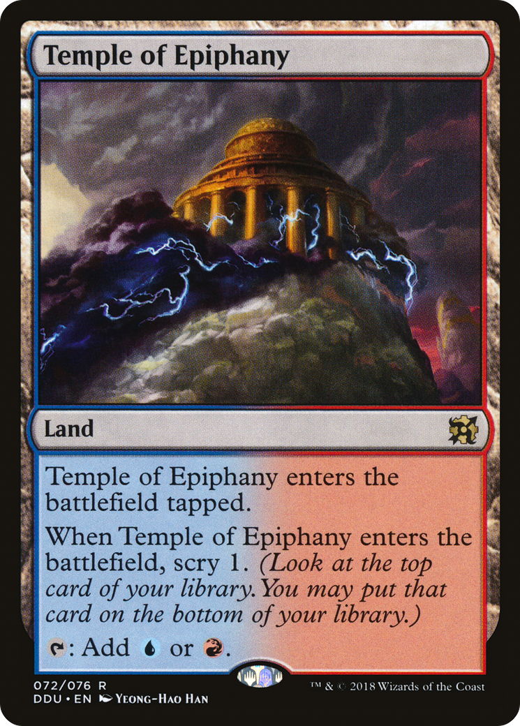 Temple of Epiphany [Duel Decks: Elves vs. Inventors]-1