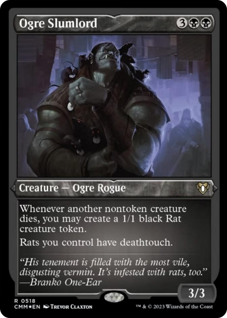 Ogre Slumlord (Foil Etched) [Commander Masters]-1