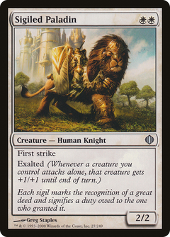 Sigiled Paladin [Shards of Alara]-1