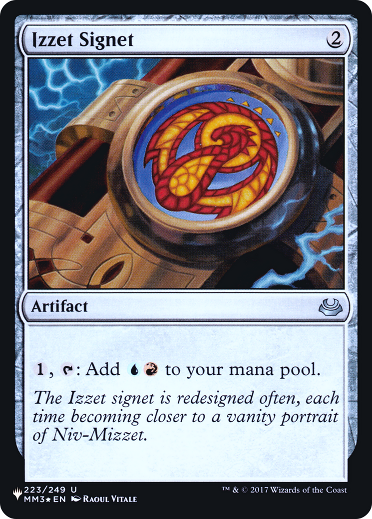 Izzet Signet [Secret Lair: Heads I Win, Tails You Lose]-1