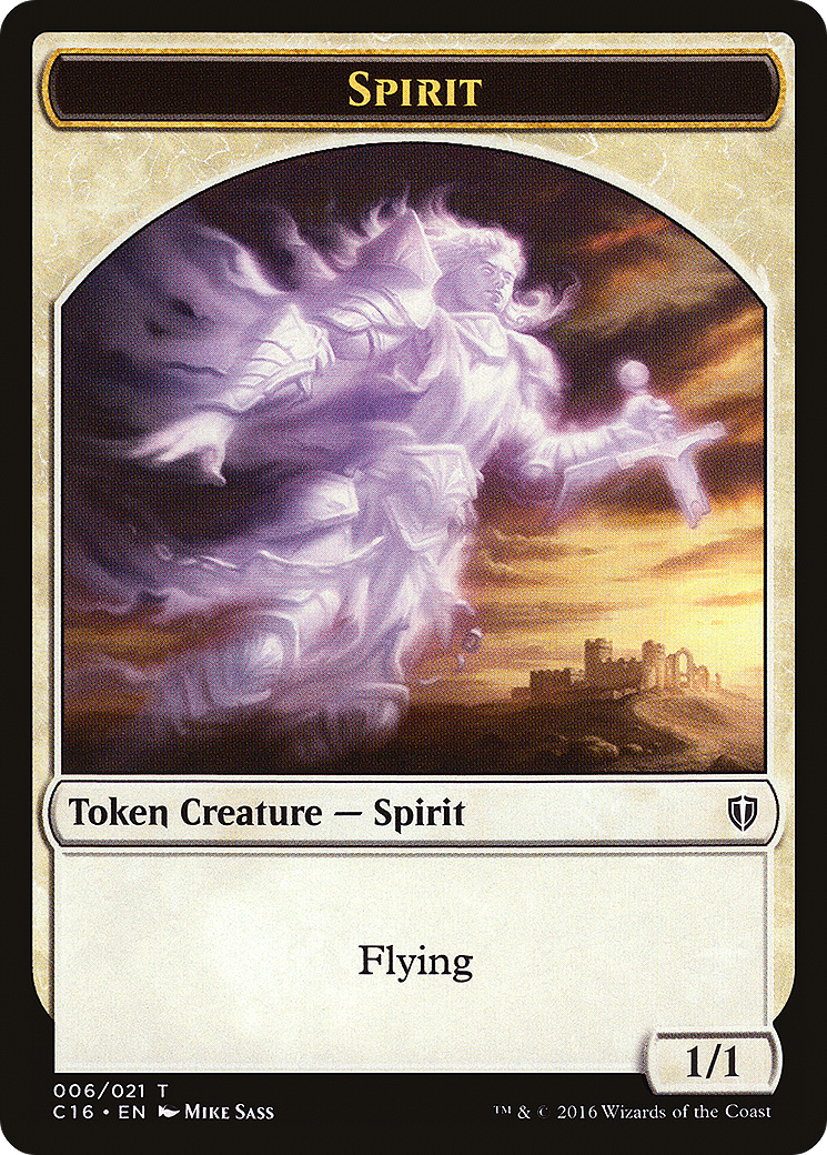 Spirit (006) // Bird (002) Double-Sided Token [Commander 2016 Tokens]-4