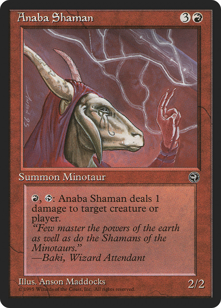 Anaba Shaman (Baki Flavor Text) [Homelands]-1