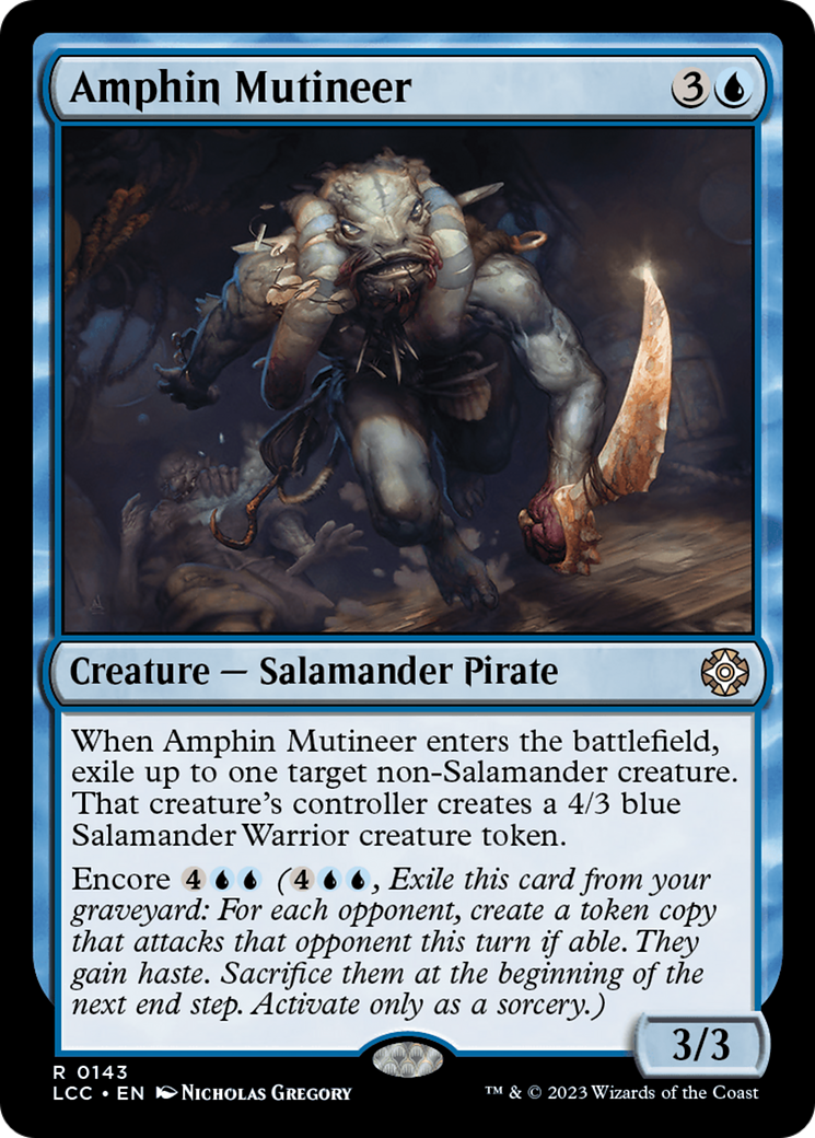 Amphin Mutineer [The Lost Caverns of Ixalan Commander]-1