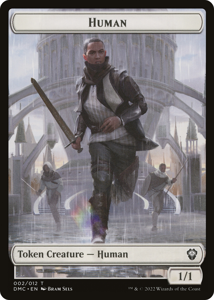 Human (TDMC-002) - Dominaria United Commander Tokens-1
