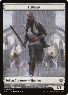 Human (TDMC-002) - Dominaria United Commander Tokens-1