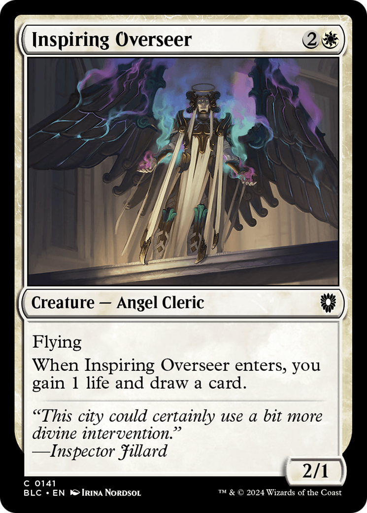 Inspiring Overseer [Bloomburrow Commander]-1