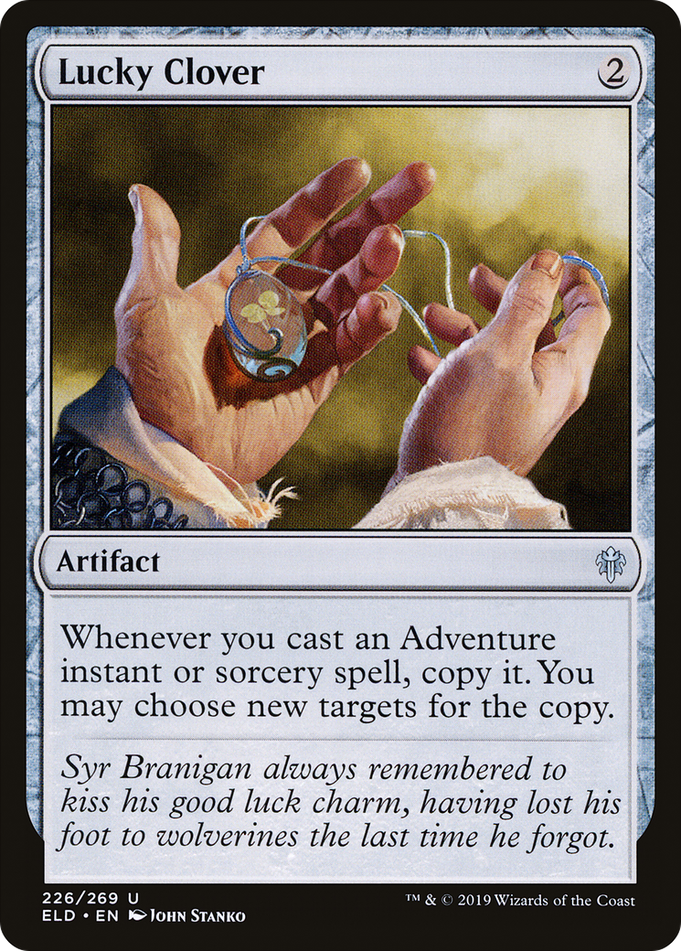 Lucky Clover [Throne of Eldraine]-1