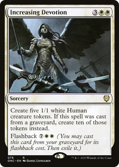 Increasing Devotion [Phyrexia: All Will Be One Commander]-1