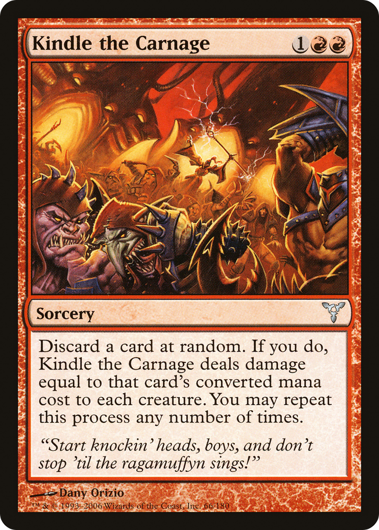 Kindle the Carnage [Dissension]-1