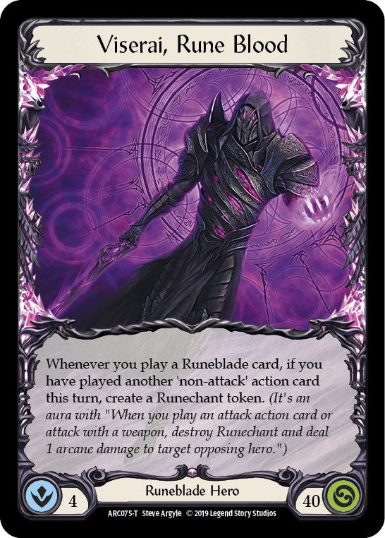 Nebula Blade // Viserai, Rune Blood [ARC077 // ARC075] (Arcane Rising)-2