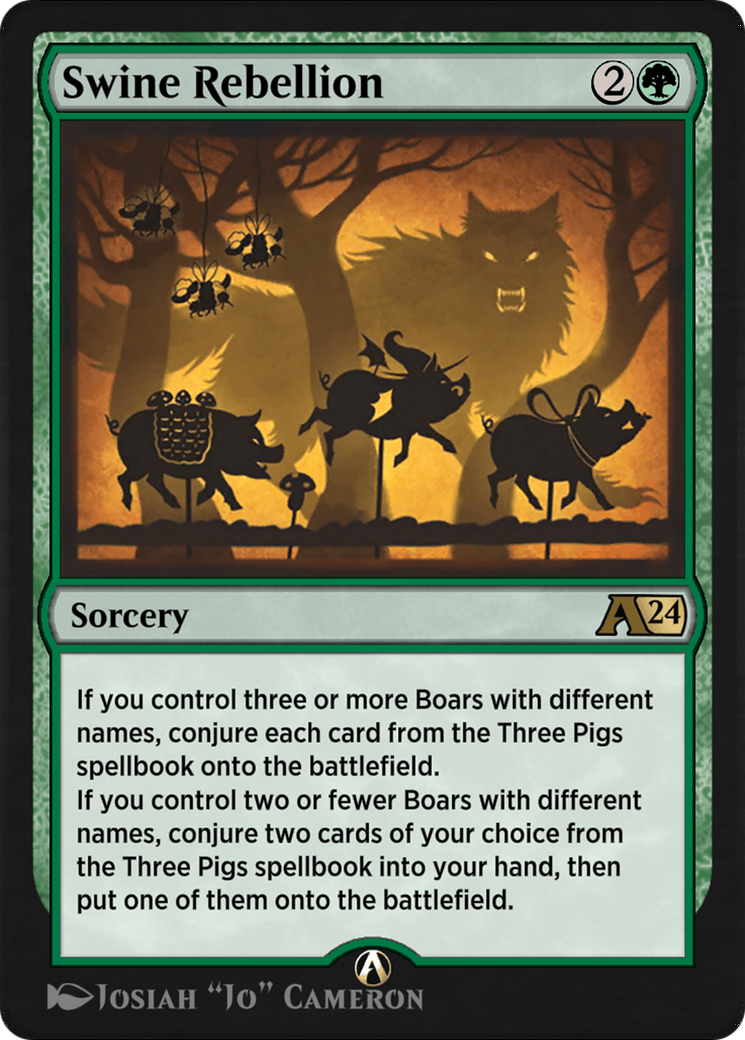 Swine Rebellion (YWOE-015) - Alchemy: Wilds of Eldraine-1
