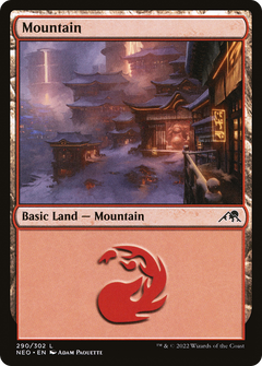 Mountain (290) [Kamigawa: Neon Dynasty]-1