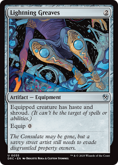 Lightning Greaves [Aetherdrift Commander]-1