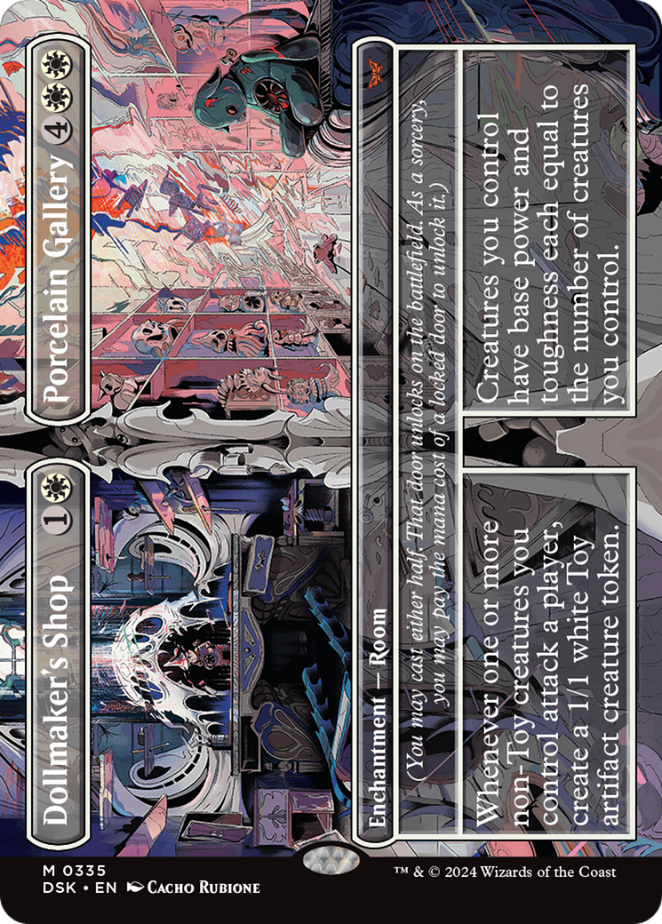 Dollmaker's Shop // Porcelain Gallery (Borderless) [Duskmourn: House of Horror]-1