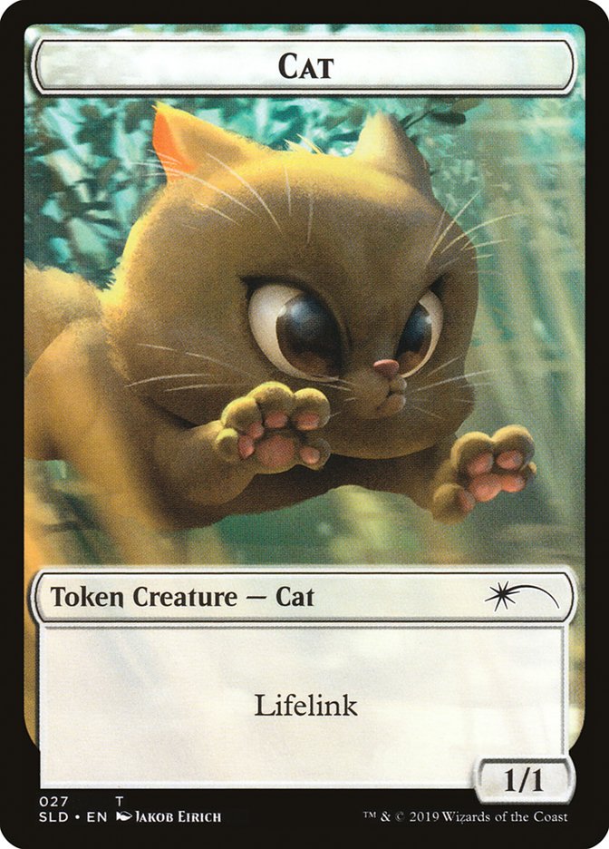 Cat (27) // Cat (28) Double-Sided Token [Secret Lair Drop Series]-1