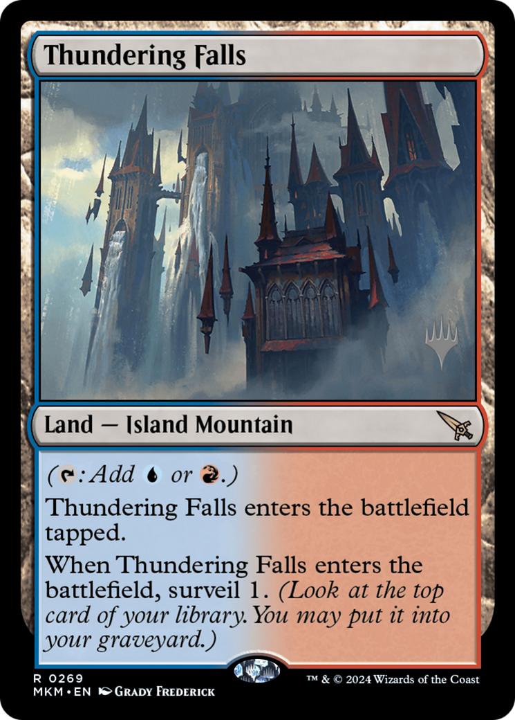 Thundering Falls (Promo Pack) [Murders at Karlov Manor Promos]-1